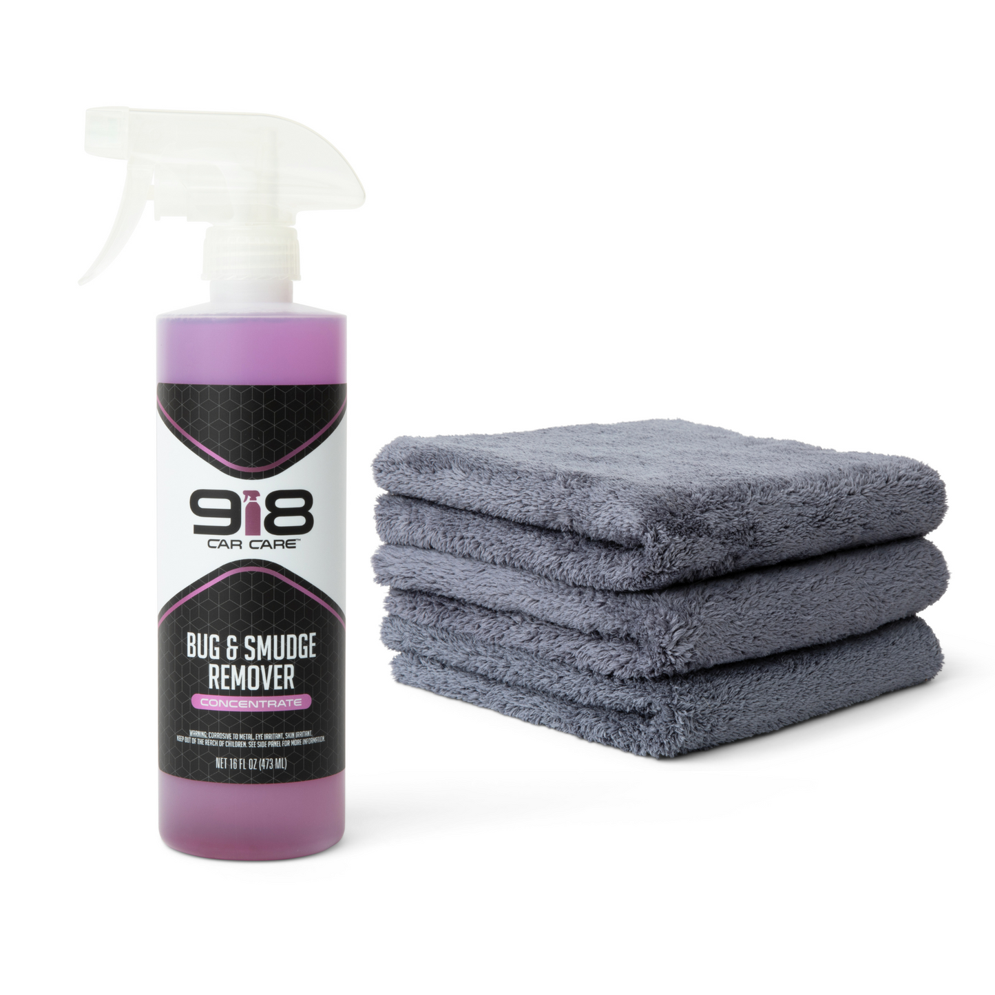 Bug & Smudge Remover [Concentrate] - Towel Combo