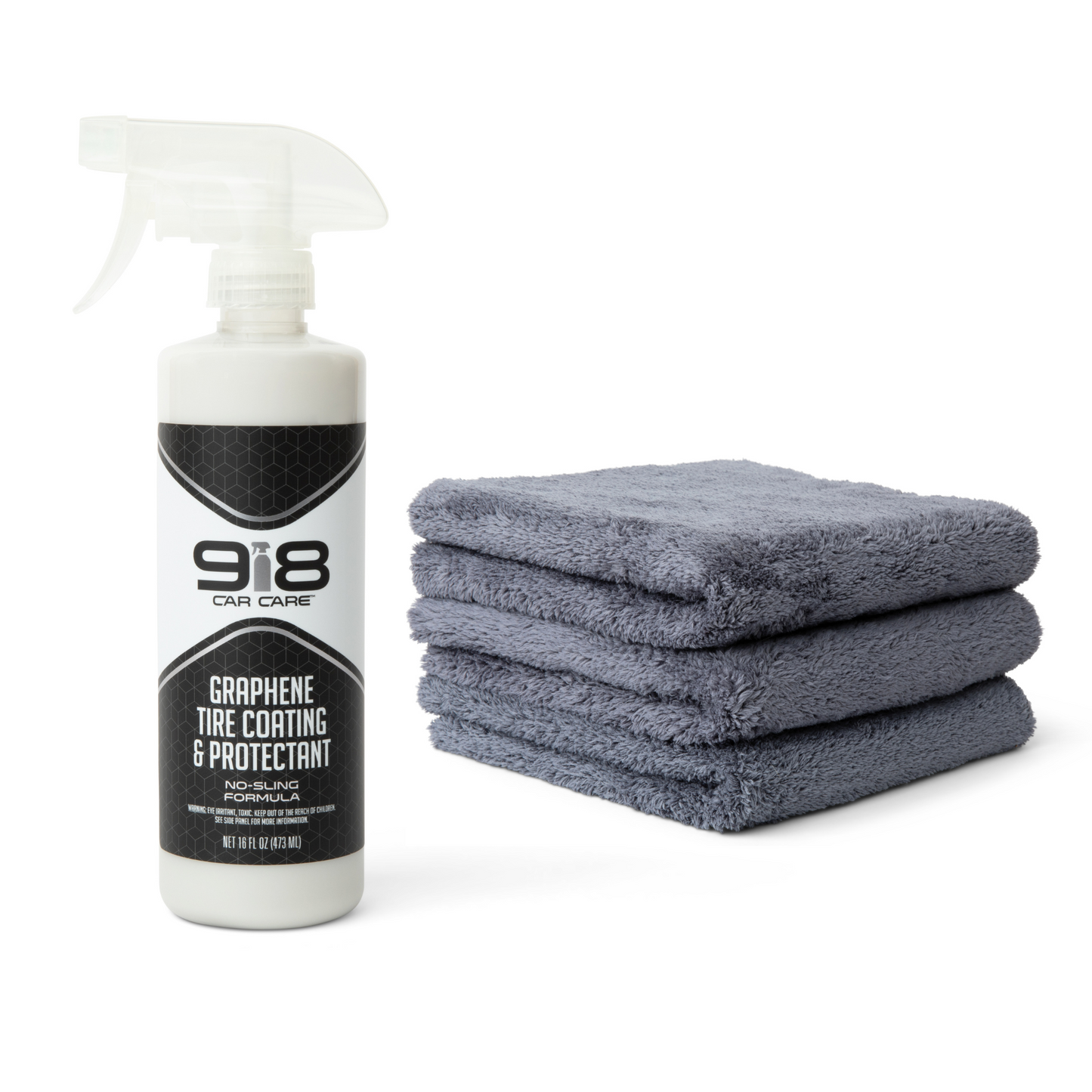 Graphene Tire Coating & Protectant - Towel Combo